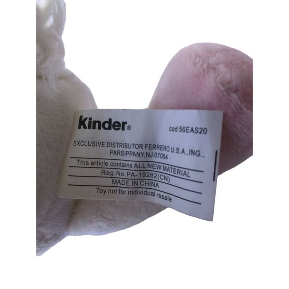 Kinder White Unicorn Plush Pink Bandana with White Stars Stuffed 12" - Picture 4 of 6